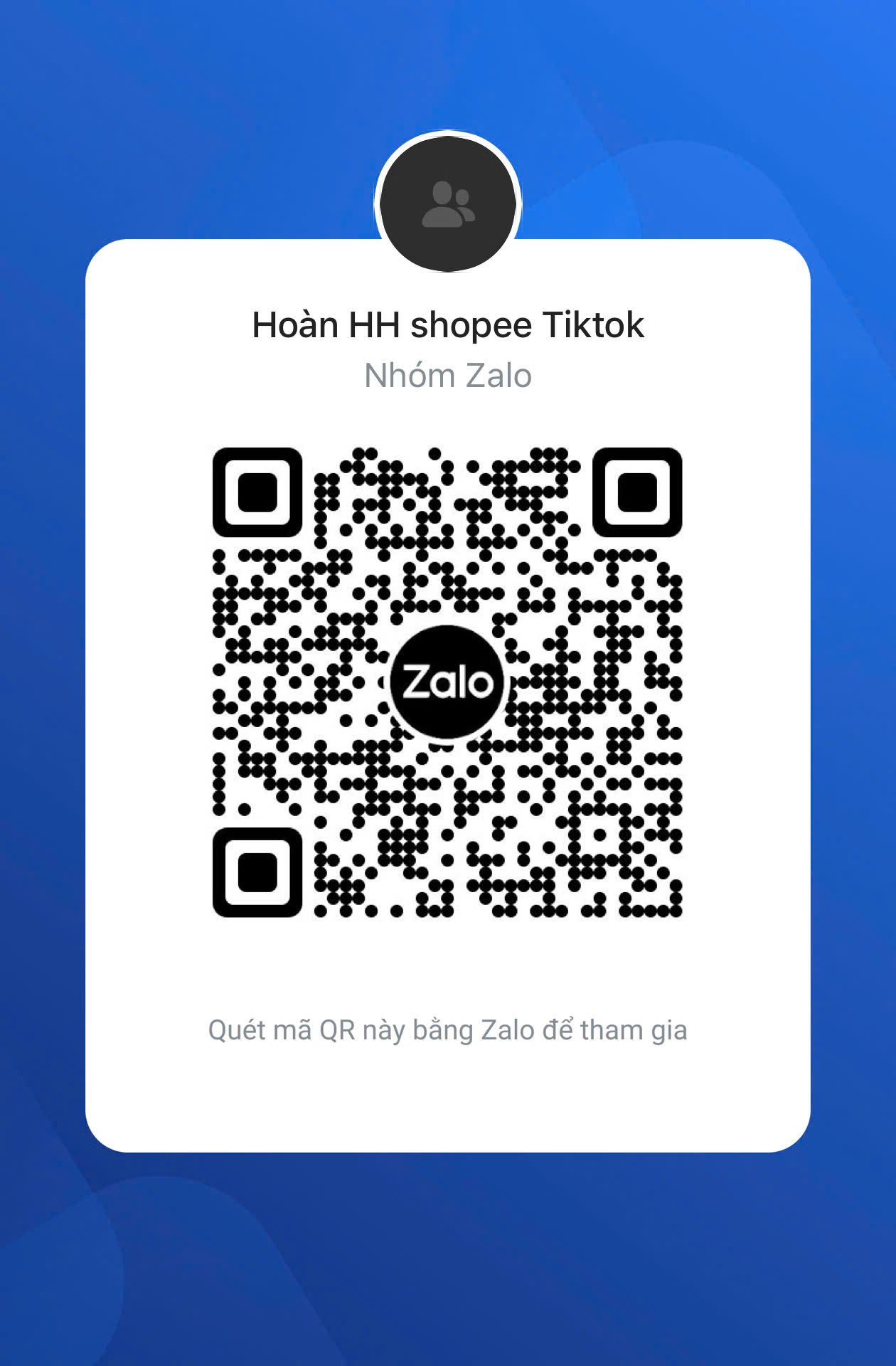 QR Code nhóm Zalo VnTing